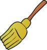 Cartoon Broom Clip Art